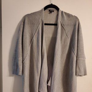 Versatile loose layer APT 9 light gray cardigan -M